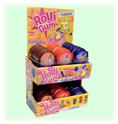 COUNTERDISPLAY ROLLI GUM