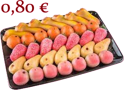 Les fruits en massepain