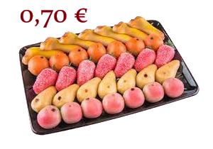 Les fruits en massepain