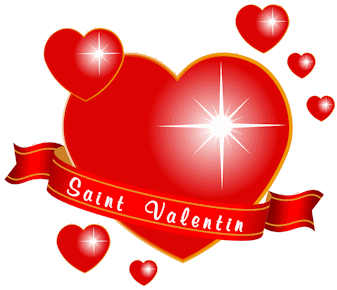 Coeur amoureux Saint-Valentin