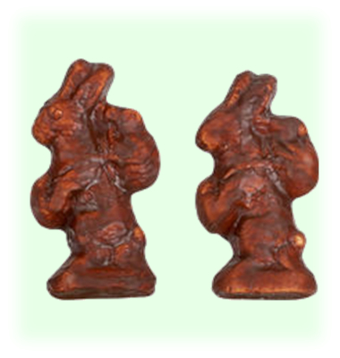 Guimauve trempée Lapin 8cm / 15gr